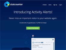 Tablet Screenshot of nb.statcounter.com