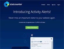 Tablet Screenshot of es.statcounter.com