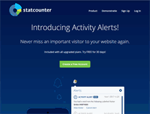 Tablet Screenshot of nl.statcounter.com